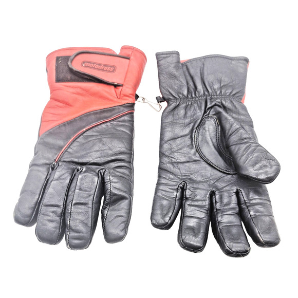 Gauntlet Motorcycle Gloves Motodress Red Black Sz. Large ATV Motocross Bike - Picture 1 of 11
